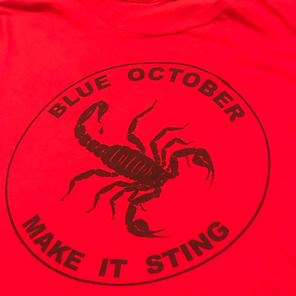 Blue October ‘Make it Sting’ Women’s Shirt Large L